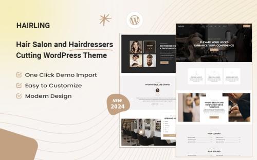 Hairling – Hair Salon and Hairdressers Cutting WordPress Theme theme free